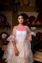 Cargar imagen en el visor de la galería, Sobrevestido mereraskani rosa pastel