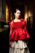 Cargar imagen en el visor de la galería, Blusa magnolia rojo