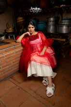 Cargar imagen en el visor de la galería, Sobrevestido mereraskani rojo
