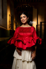 Cargar imagen en el visor de la galería, Blusa tsïtsïki rojo