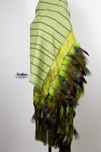 Cargar imagen en el visor de la galería, Rebozo ceremonial verde limón