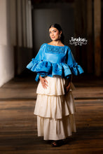 Cargar imagen en el visor de la galería, Blusa tsïtsïki Turqueza