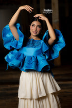 Cargar imagen en el visor de la galería, Blusa tsïtsïki Turqueza

