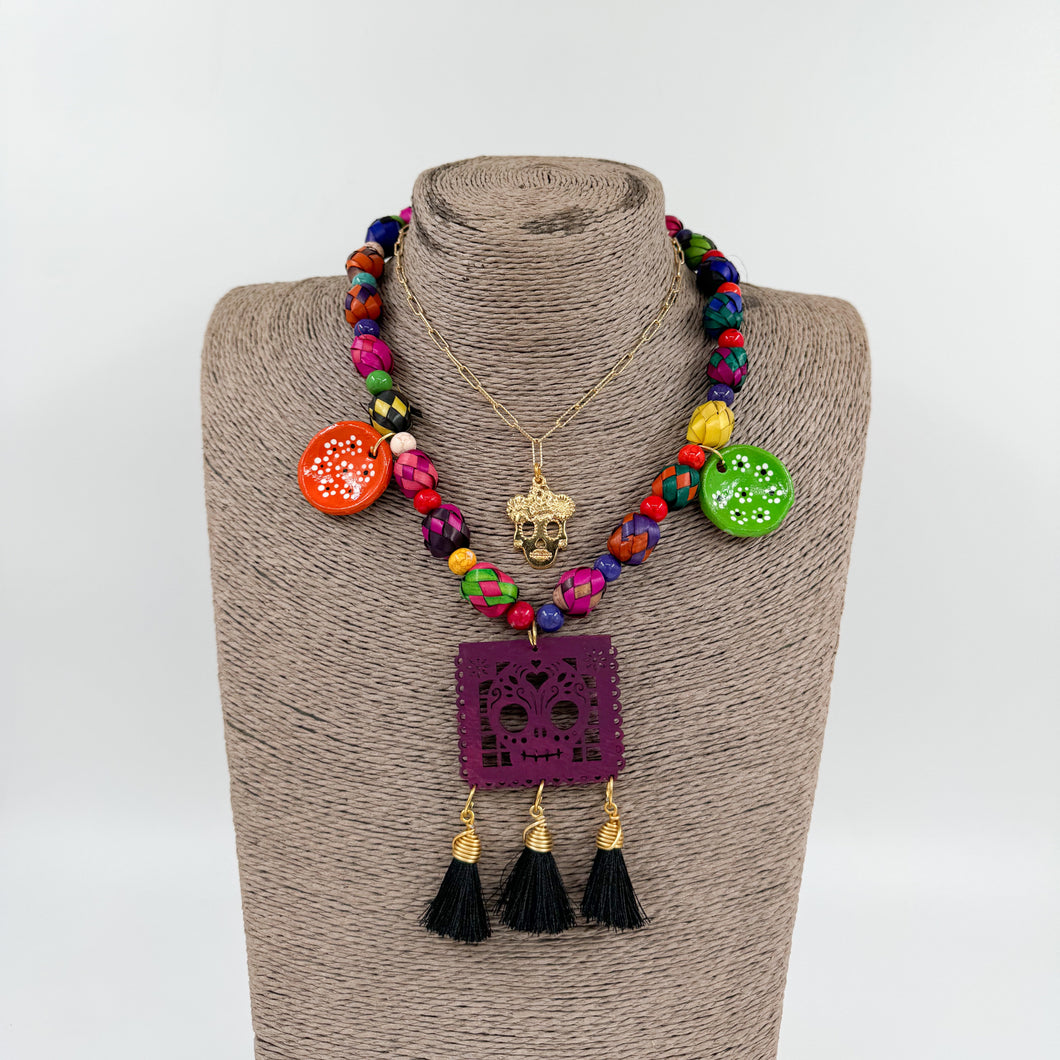 Collar ofrenda catrina/2