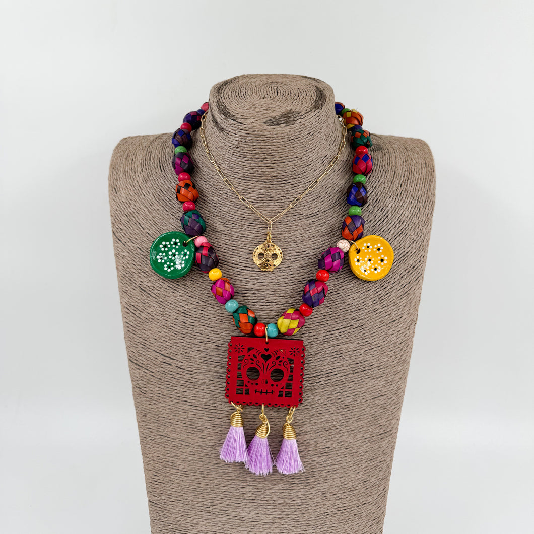 Collar ofrenda calavera/2