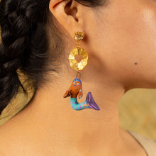 Cargar imagen en el visor de la galería, Aretes &quot;Mar de barro&quot;
