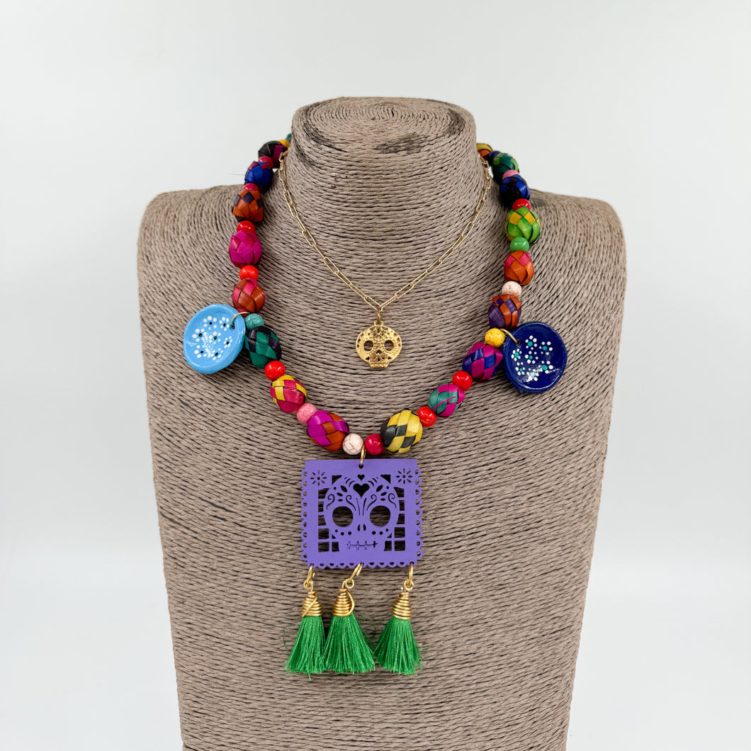 Collar ofrenda calavera/3