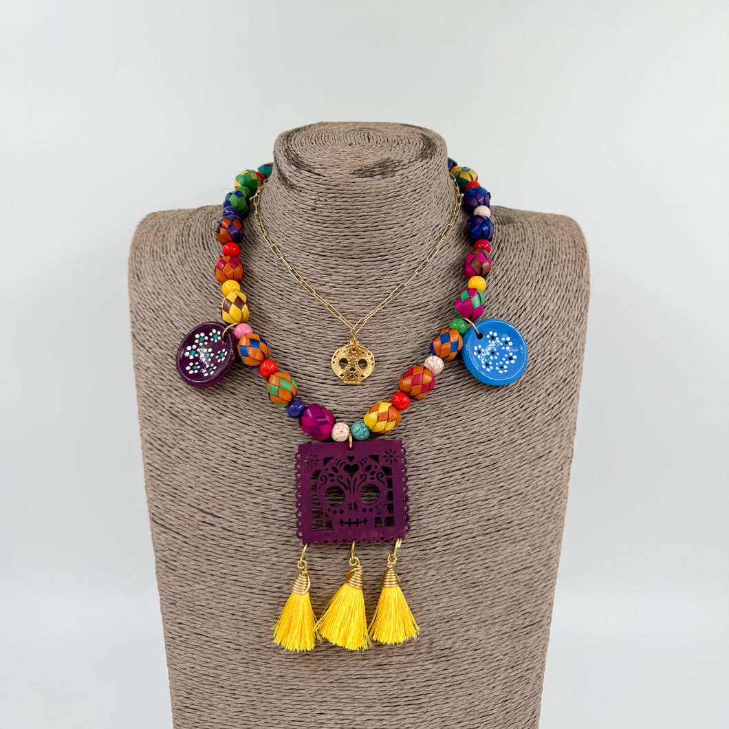 Collar ofrenda calavera/1