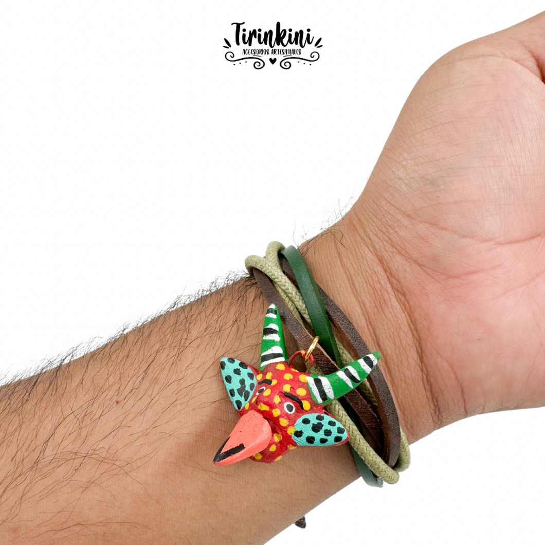 Pulsera unisex Verde Diablito