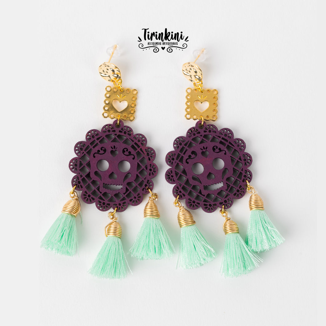 Aretes Amor Eterno/Uva