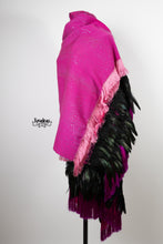 Cargar imagen en el visor de la galería, Rebozo ceremonial rosa
