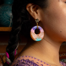 Cargar imagen en el visor de la galería, Aretes &quot;tierra y agua&quot;
