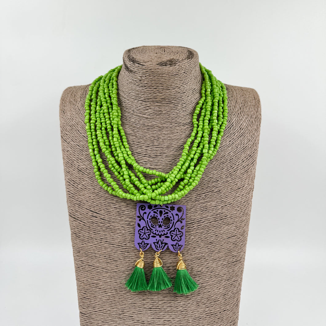 Collar mictlan verde