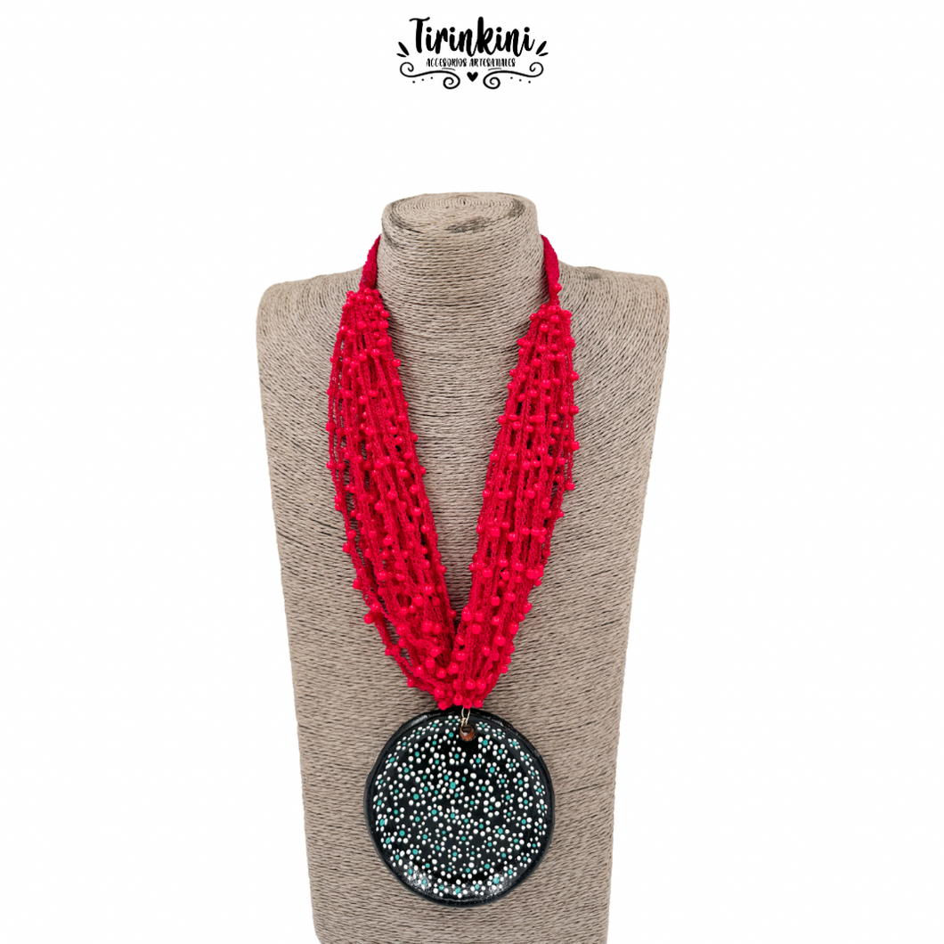 Collar Kopekua rojo