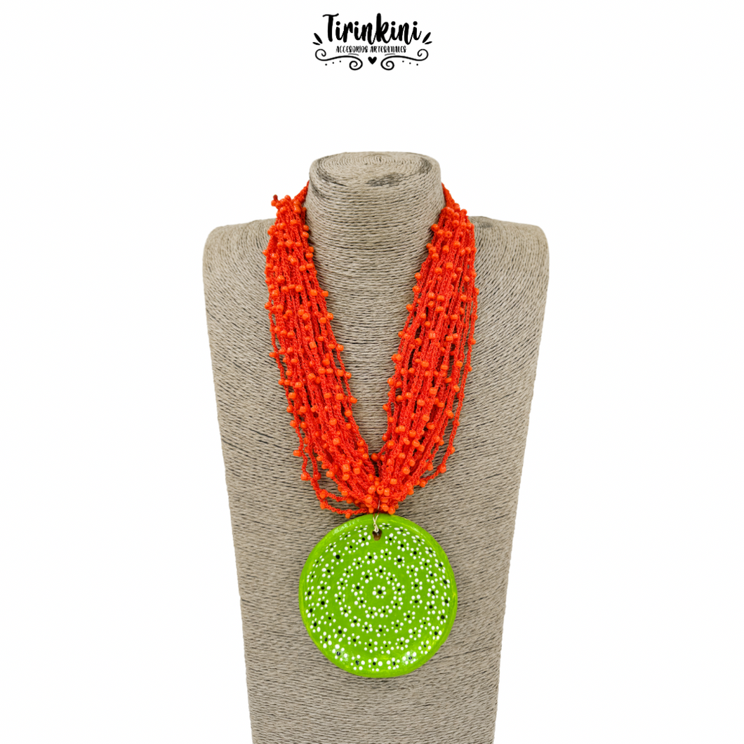 Collar Kopekua Naranja