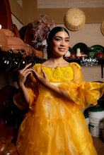 Cargar imagen en el visor de la galería, Sobrevestido mereraskani amarillo
