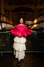 Cargar imagen en el visor de la galería, Blusa tsïtsïki rosa mexicano
