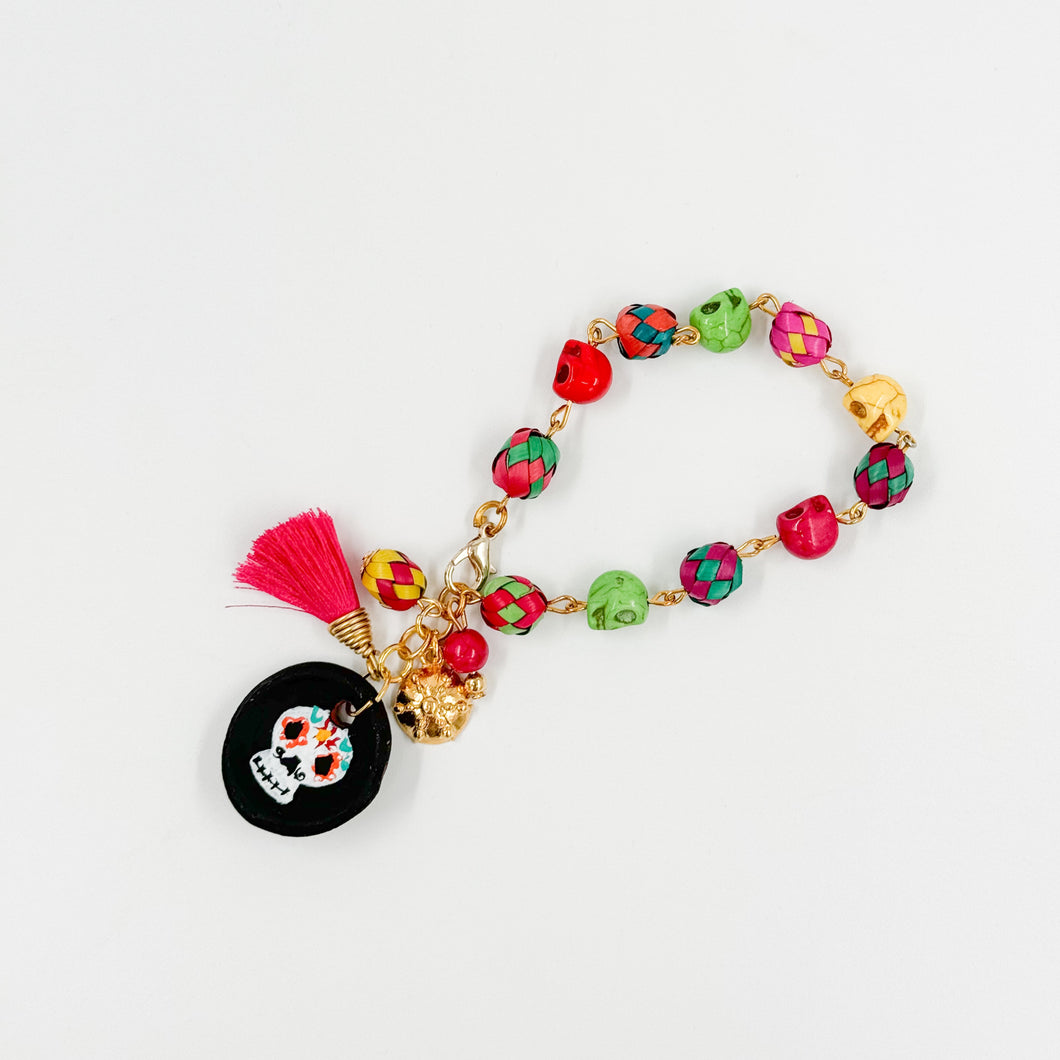 Pulsera recuérdame/ pan de muerto