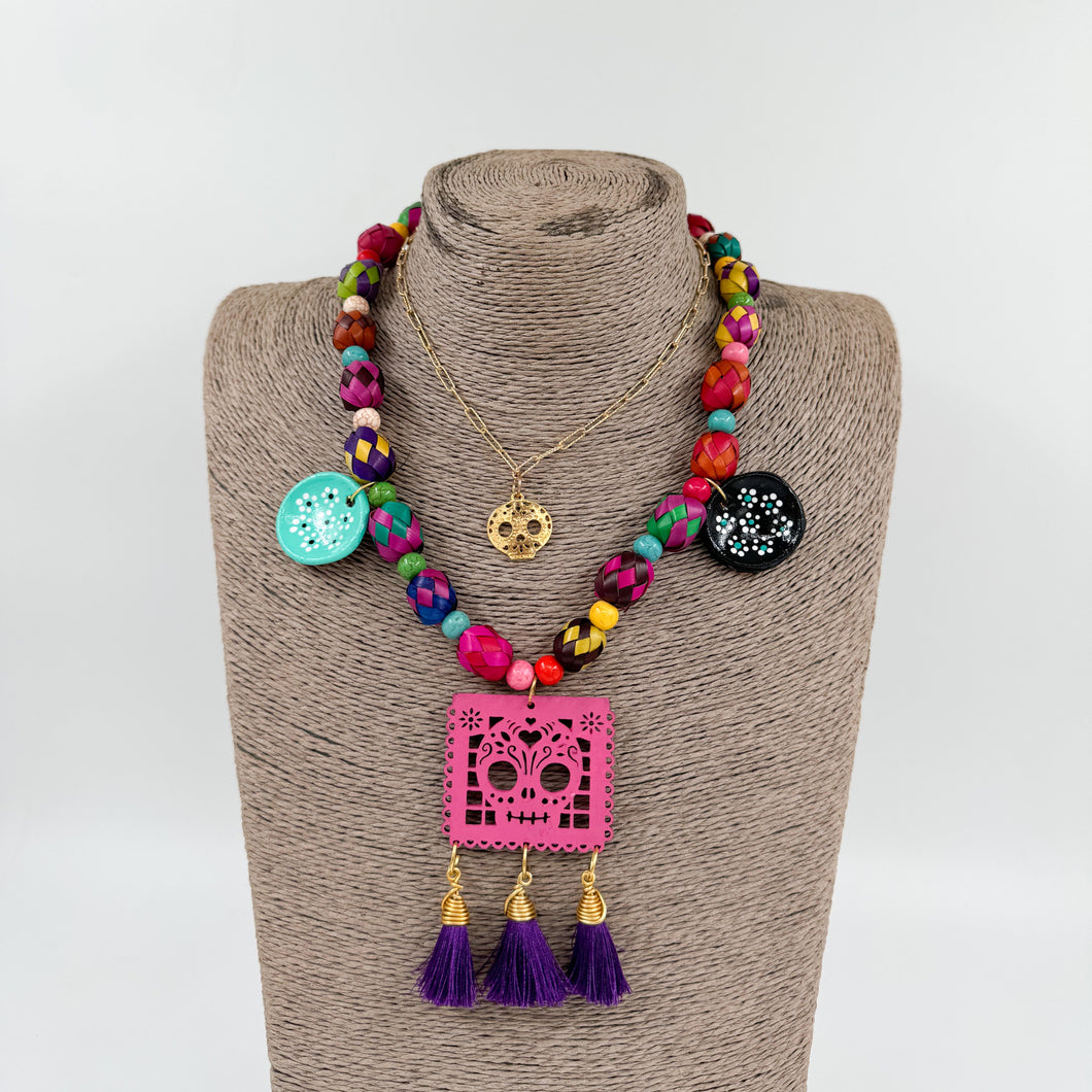 Collar ofrenda calavera/4