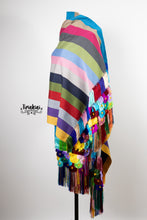 Cargar imagen en el visor de la galería, Rebozo cemonial multicolor
