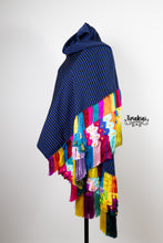 Cargar imagen en el visor de la galería, Rebozo ceremonial mil flores multicolor
