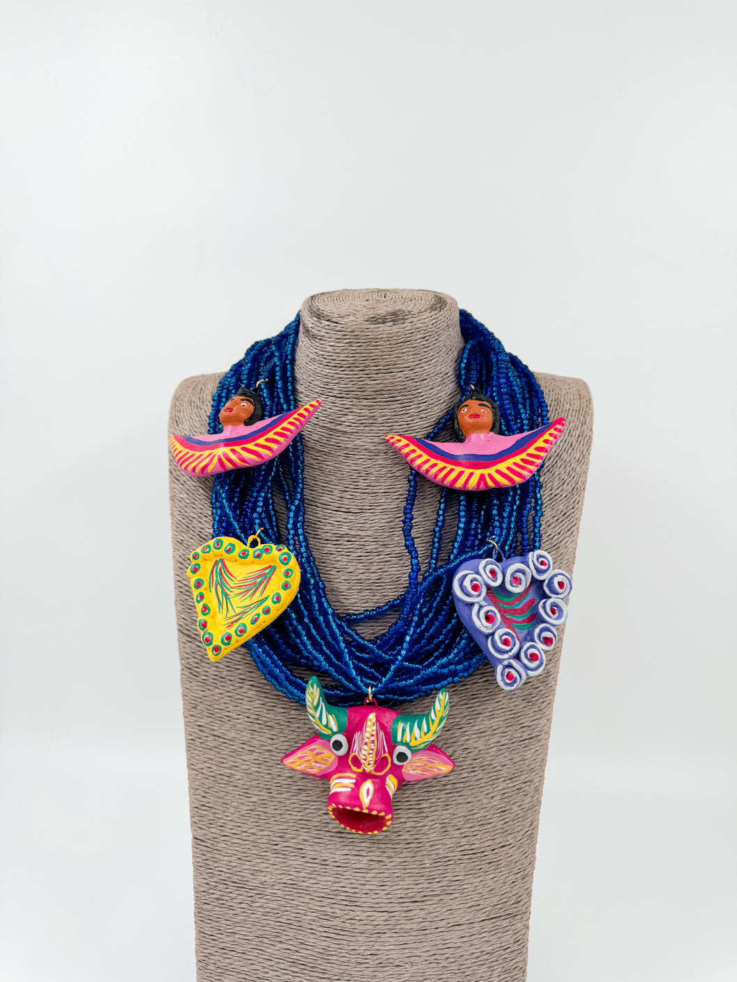 Collar Ocumicho Azul rey