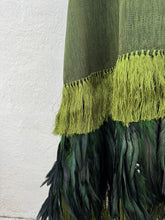 Cargar imagen en el visor de la galería, Rebozo ceremonial verde
