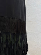 Cargar imagen en el visor de la galería, Rebozo negro ceremonial
