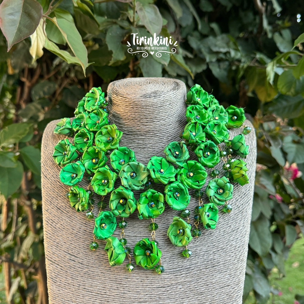 Collar K’uinchekua corto verde