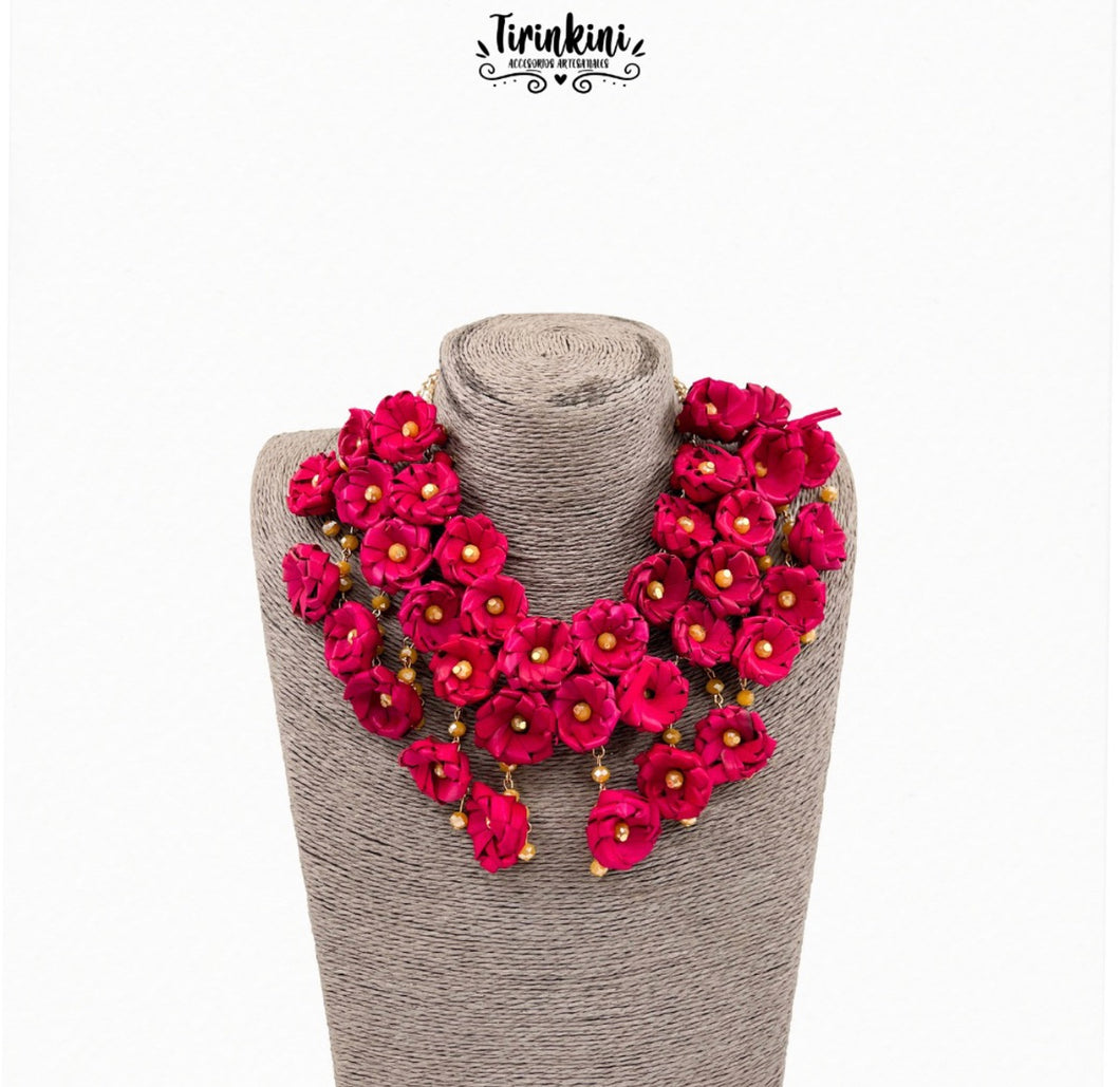 Collar K’uinchekua corto rojo