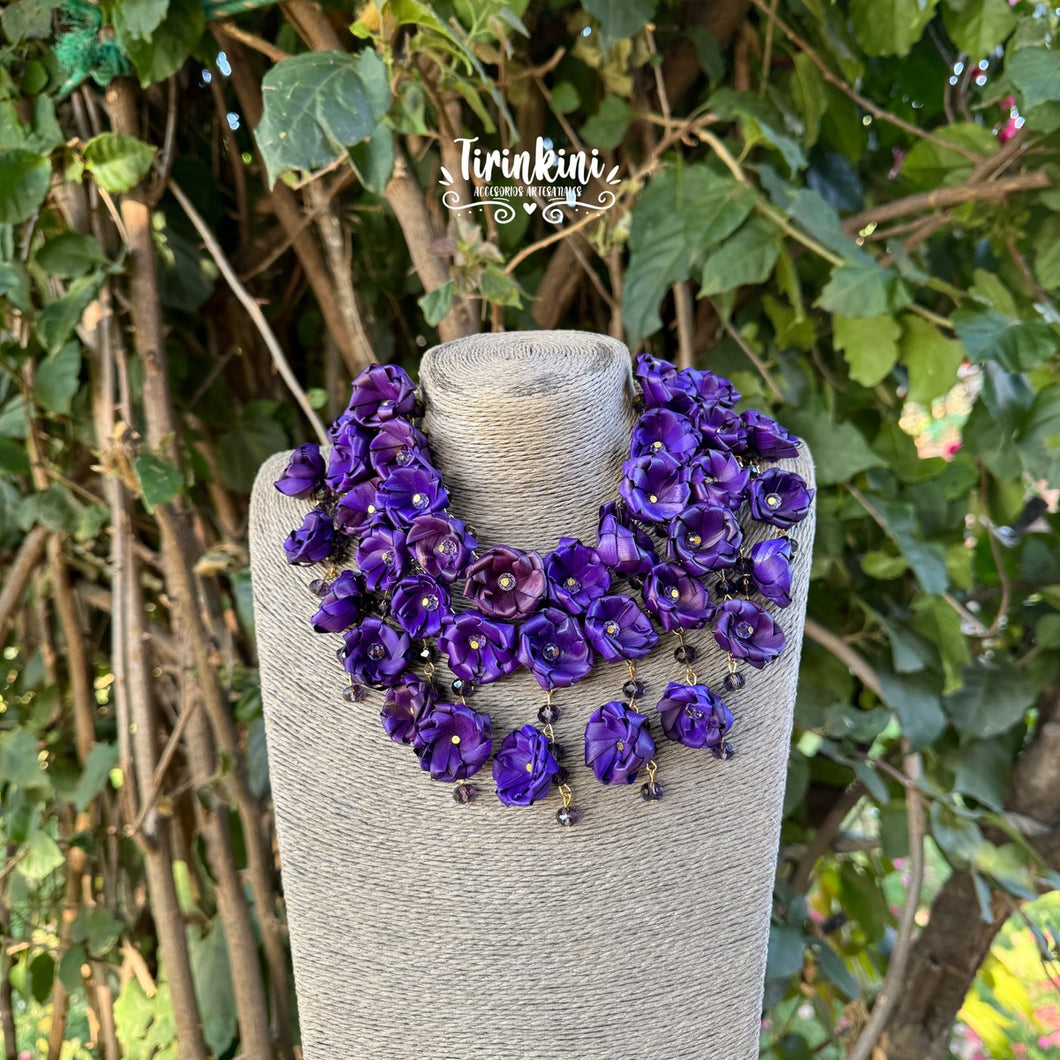 Collar K’uinchekua Corto morado