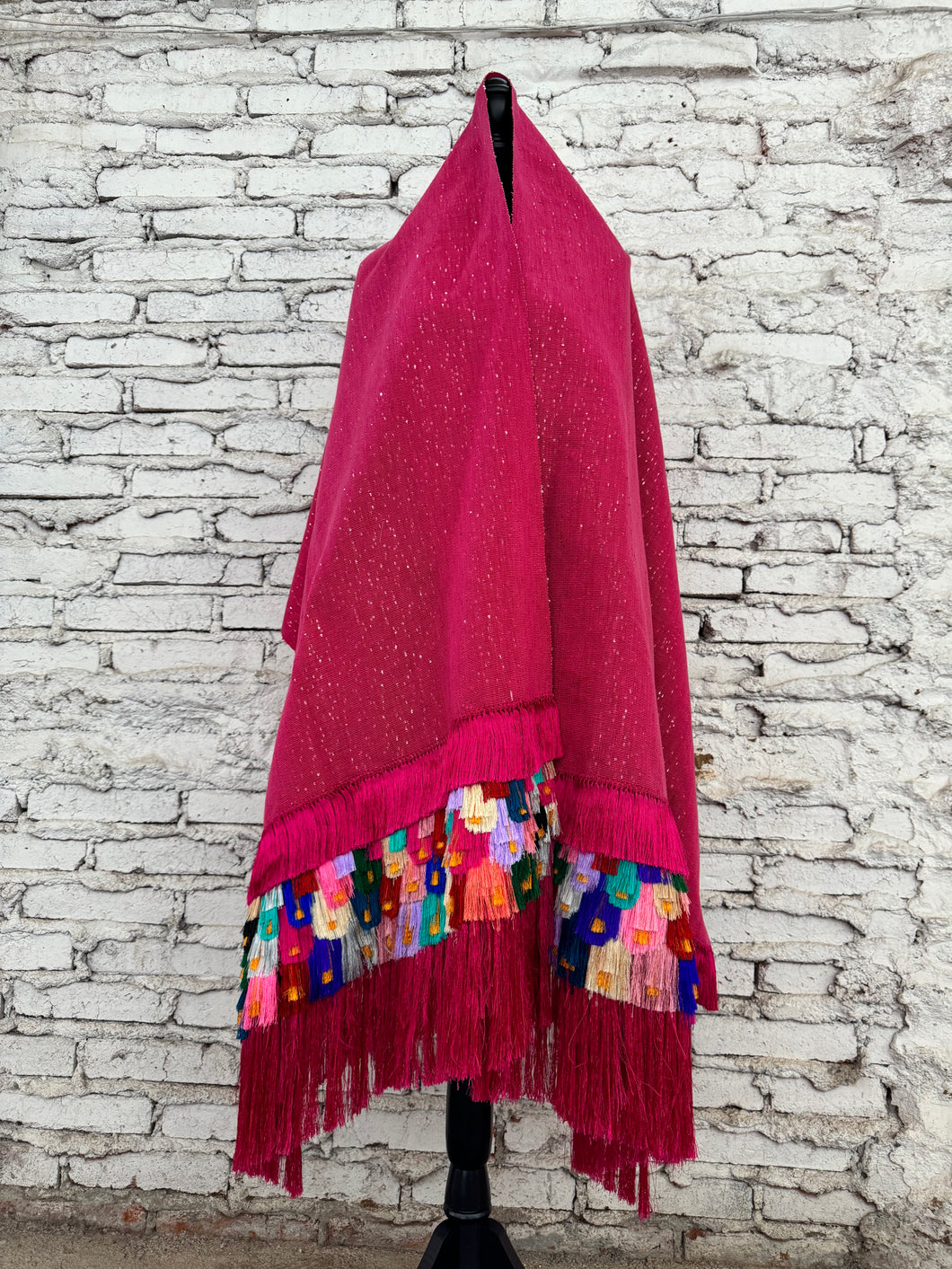 Rebozo rosa mexicano articela