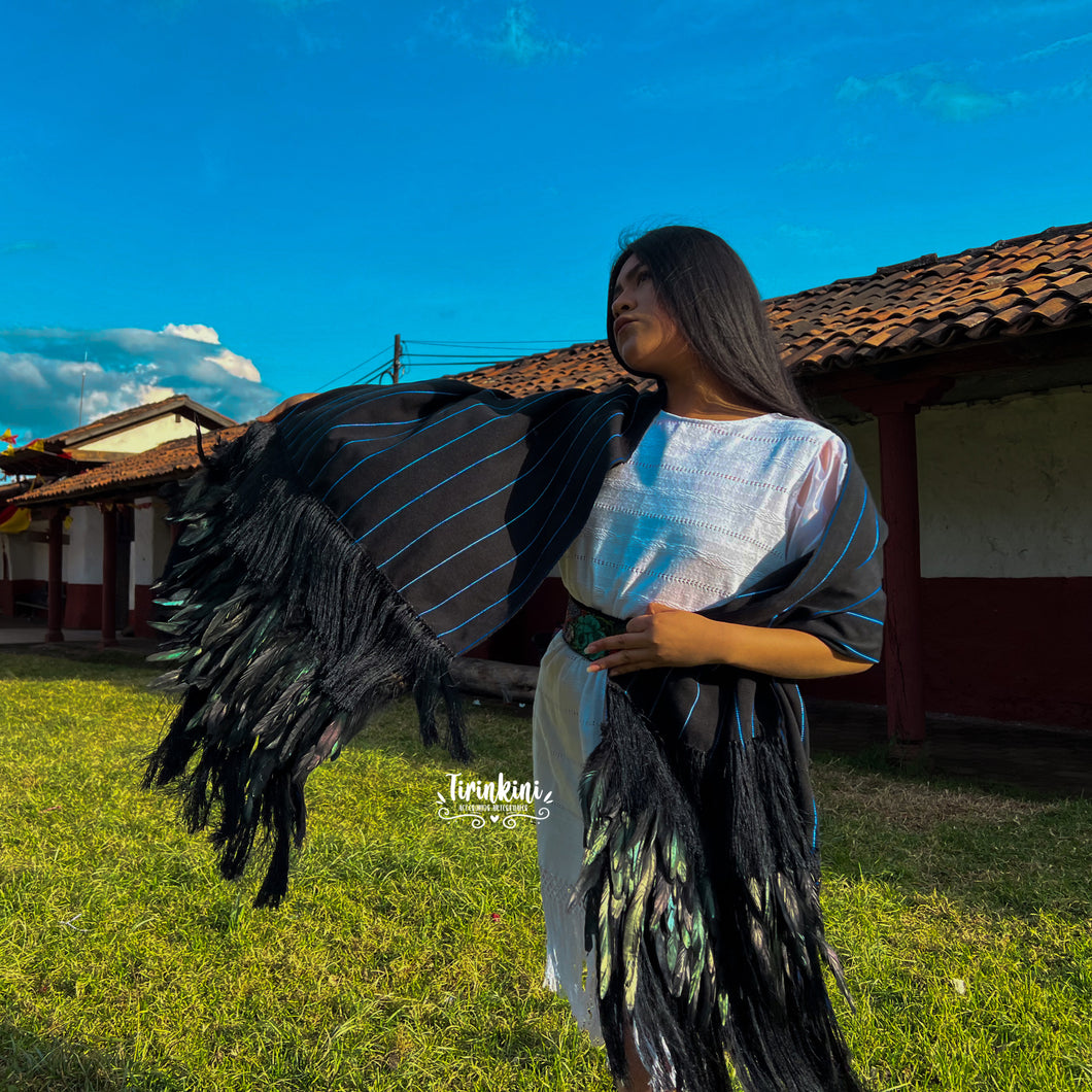 Rebozo tradicional P’urhepecha